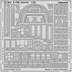 Eduard F-15E interior for Tamiya