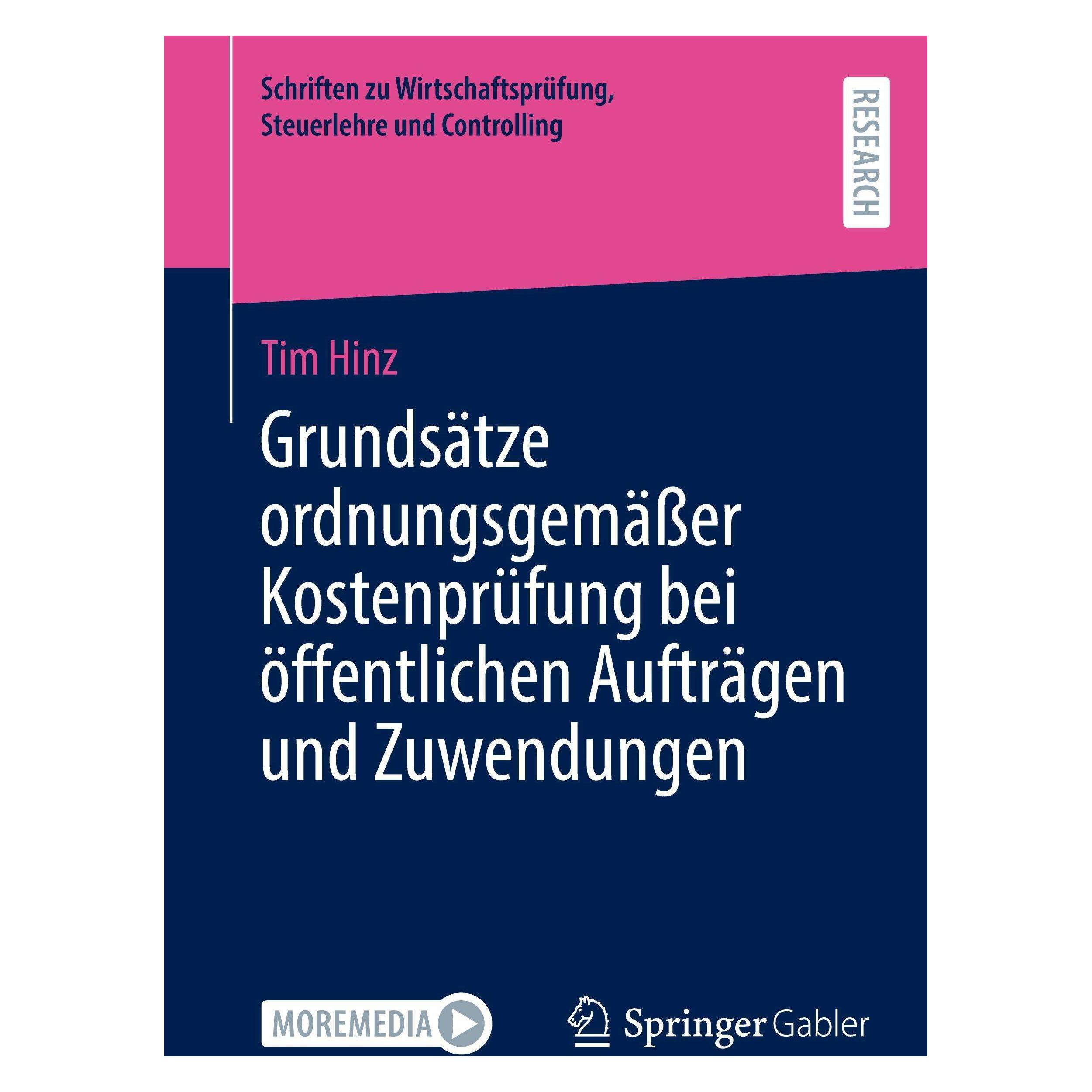 Springer Hinz:Grundsätze ordnungsgemässer Kostenp (Deutsch, Tim Hinz) (45115693)
