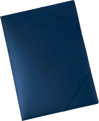 EICHNER Eckspannmappe, DIN A3, Gummizugverschluss, 5 Stück, blau