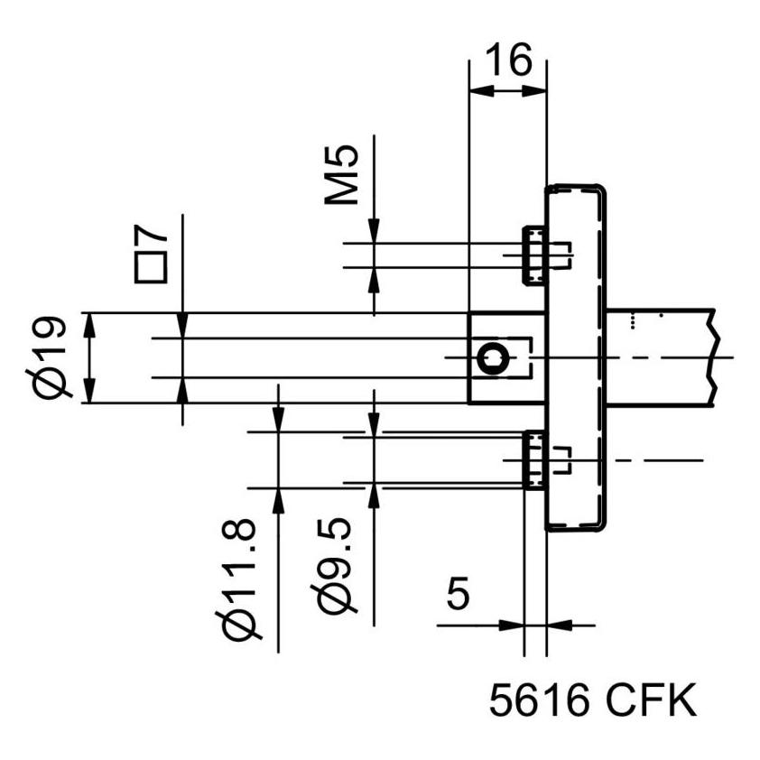Glutz Fenstergriffe 5067 F/5616 CF Prestige Basel (230439)