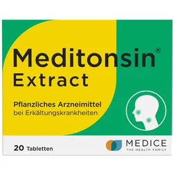 MEDITONSIN Extract pflanzliche Erkältungstabletten 20 St