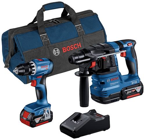 Bosch Professional 0615A50038 Werkzeugset Akkugeräte, Handwerker, Heimwerker, Profi, Sanitär