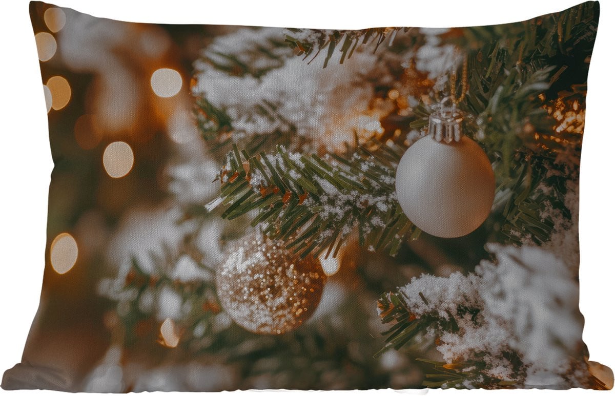 PillowMonkey Weerbestendige Buitenkussens met Kerstthema, Binnen en Buiten Gebruik, 60 x 40 cm