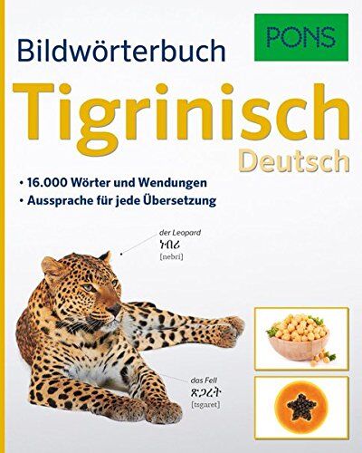 Pons Gmbh - PONS Bildwörterbuch Tigrinisch: 16.000 Wörter und Wendungen. Aussprache für jede Übersetzung - Preis vom 13.10.2026 11:25:28 h