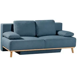 Schlafsofa Patti Stoff Blau Dunkelblau
