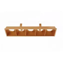 KapegoLED CETI 5 Reflektor, Kunststoff, Gold D-930215