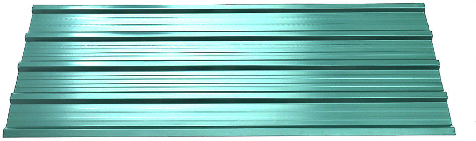 Dakota Fields Rust Resistant Steel Roofing Kit Green 115 cm H x 45 cm W x 0.03 cm D