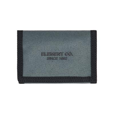 Brieftasche ELEMENT "Element Co", Herren, ardoise, Obermaterial: 100% Microfaser;, Kleinlederwaren Brieftasche