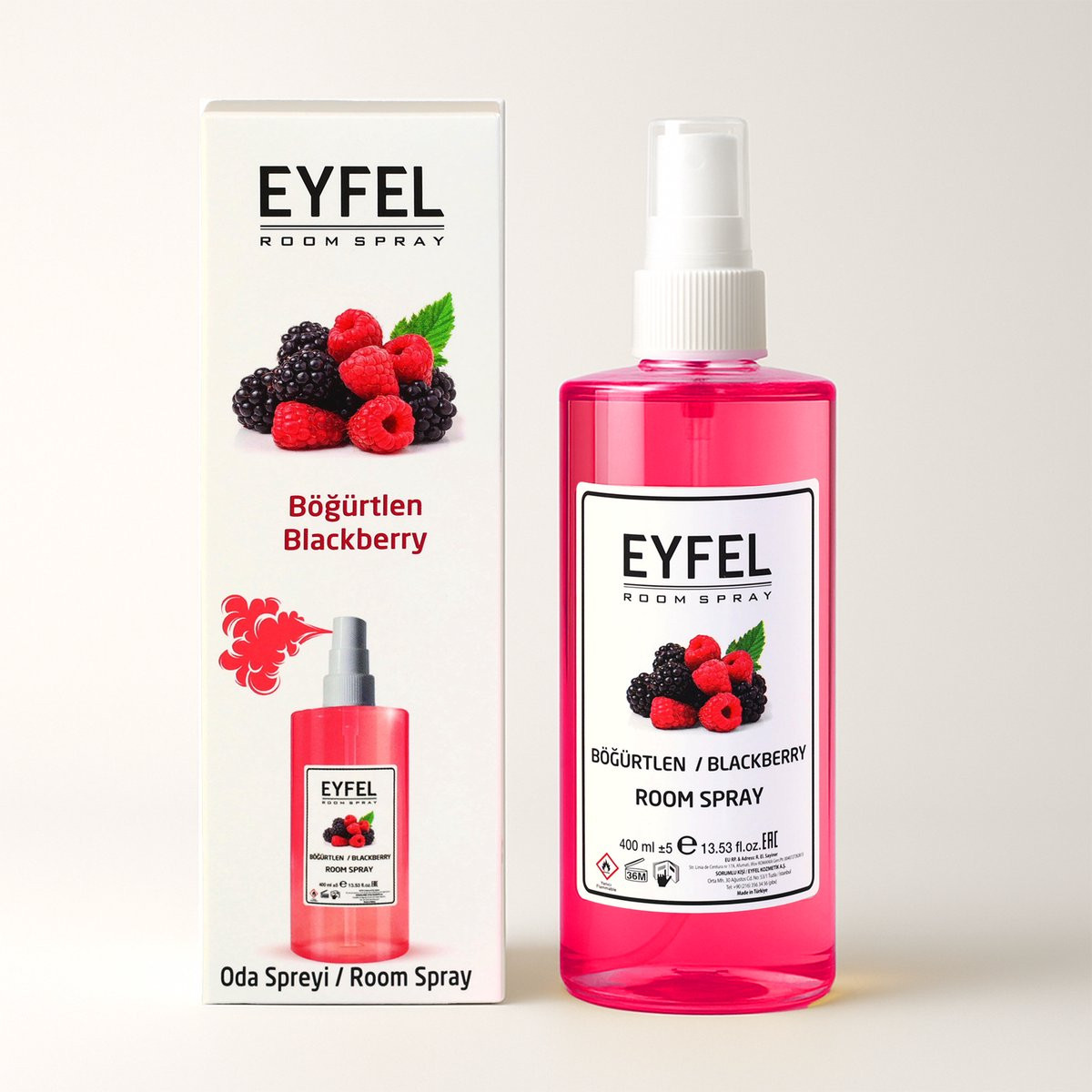 Eyfel Roomspray Blackberry 400 ml