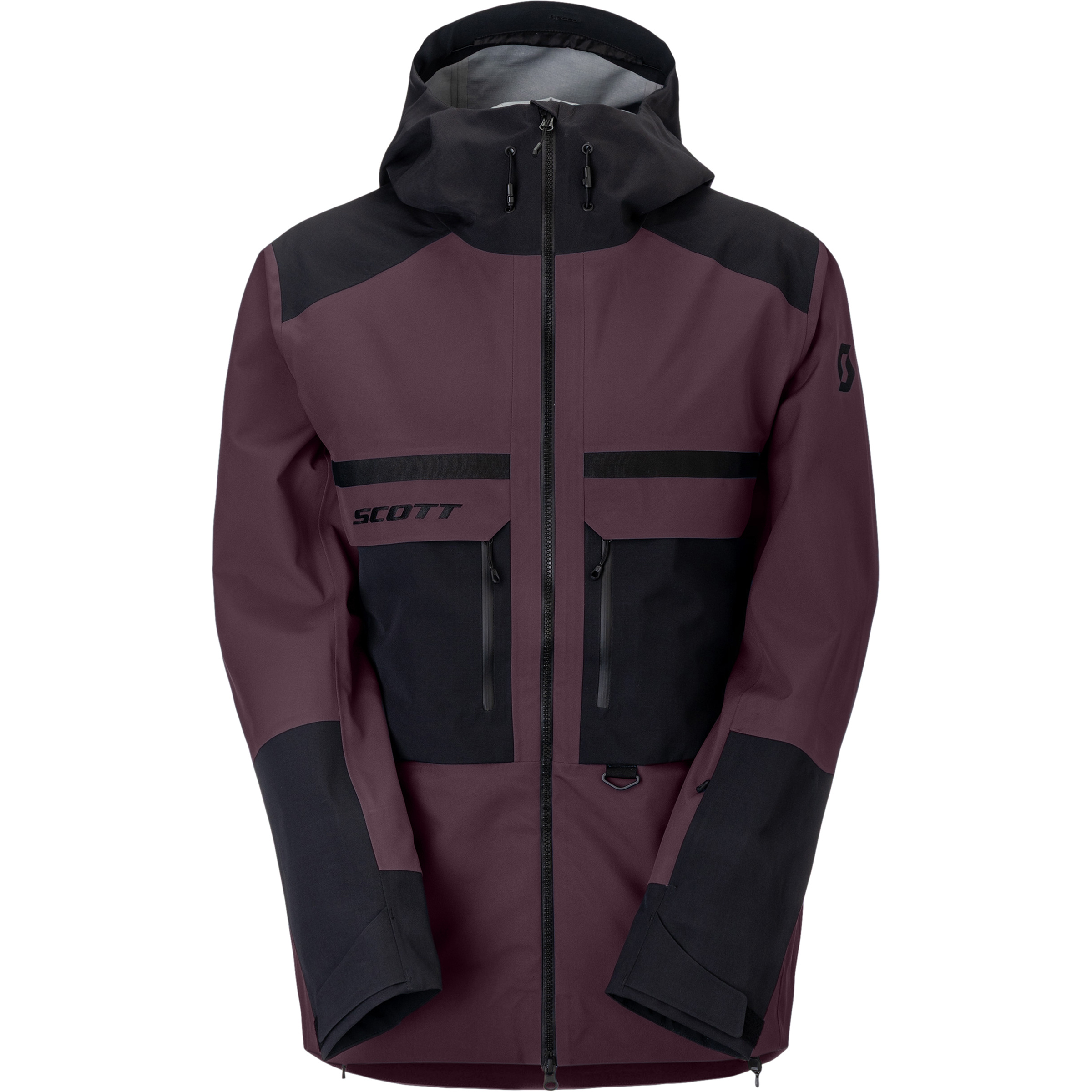 Scott Vertic Utility 3L Herren Regenjacke grau Größe XL Freeride Wasserdicht Wasserabweisend