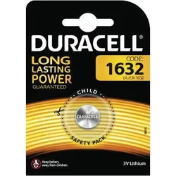 Duracell Lithium-Knopfbatterie Cr1632 3V Blister*1