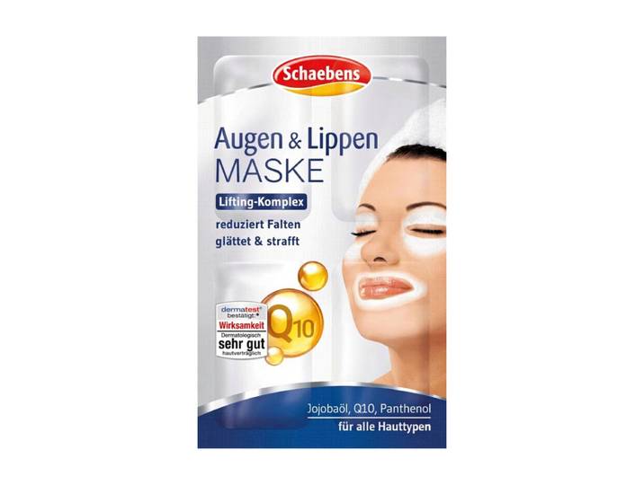 Schaebens Oog- en Lipmasker met Q10 1 st