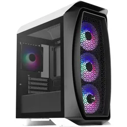 AeroCool Aero One Mini Frost Mini Tower (mATX, Mini-ITX), PC Gehäuse, Weiss