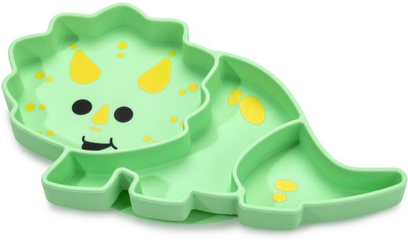 Melii Silicone Suction Plate plate with suction cup Dino 1 pc