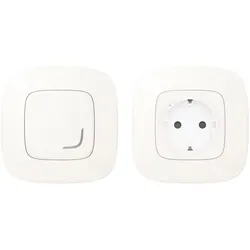Legrand 752954 Valena Allure with Netatmo STAND-ALONE-SET Steckdose + Sender Farbe: Perlmutt