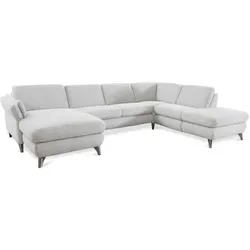CASEDO Wohnlandschaft Change A Stoff Beige 157 x 328 216 cm