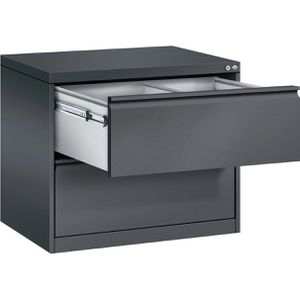 CP-Möbel Hängeregisterschrank Acurado C2000, 2-bahnig, 2 Schübe, anthrazit