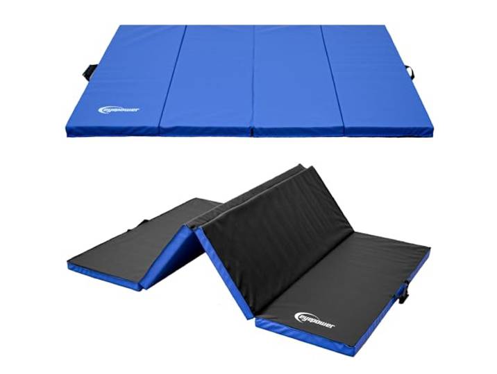 eyepower 180x115 Klappbare Turnmatte für Zuhause - Gymnastikmatte Dicke 5cm - Weichbodenmatte Klappbar - Turnmatte Kinder Outdoor Sport Matratze Sportmatte Klappbar Fitness Matte Yogamatte Dicke 5cm