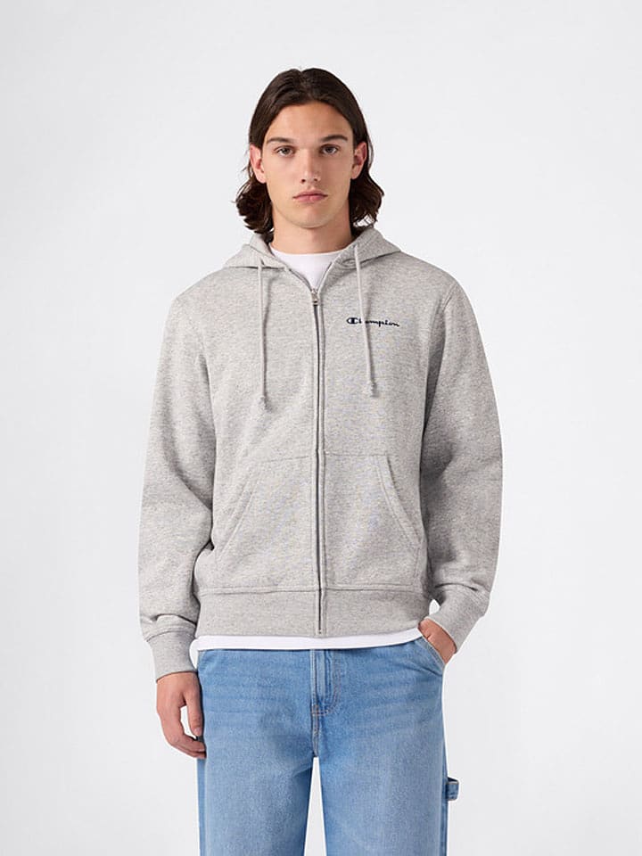 Champion Hoodie in Grau - L