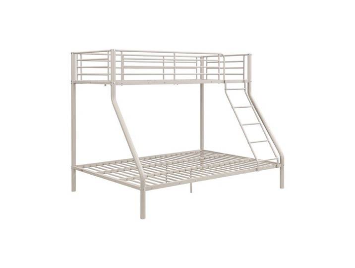 Lits superposés - 90 et 140 x 190 cm - Acier – Beige - ELEVATIO III