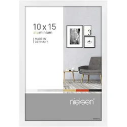 Nielsen Bilderrahmen Pixel Aluminium Weiß glanz / 10 x 15