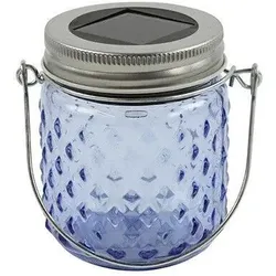 Solarglas Irina LED blau