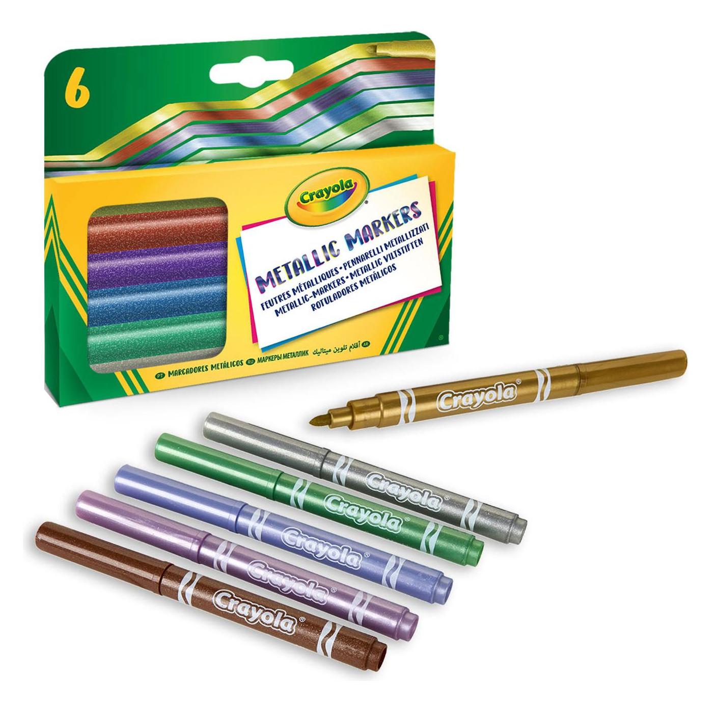 Crayola Metallic Marker (6x) (58-8828)