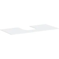 hansgrohe Xevolos E Konsole, 1 Ausschnitt mittig, 1180x550mm, 54210700, Farbe: Mattweiß