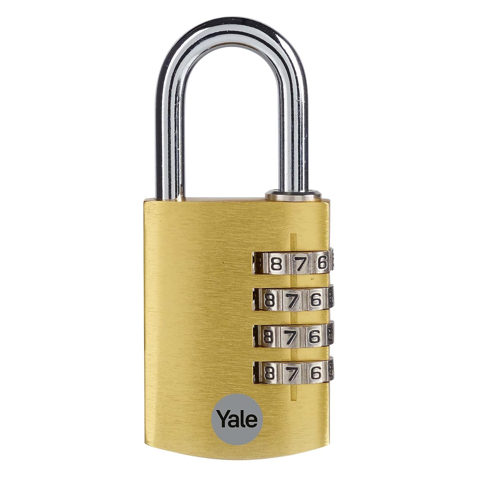 Yale YE3CB/38/131/1/GO Vorhängeschloss 38 mm Gold Zahlenschloss (YE3CB/38/131/1/GO)