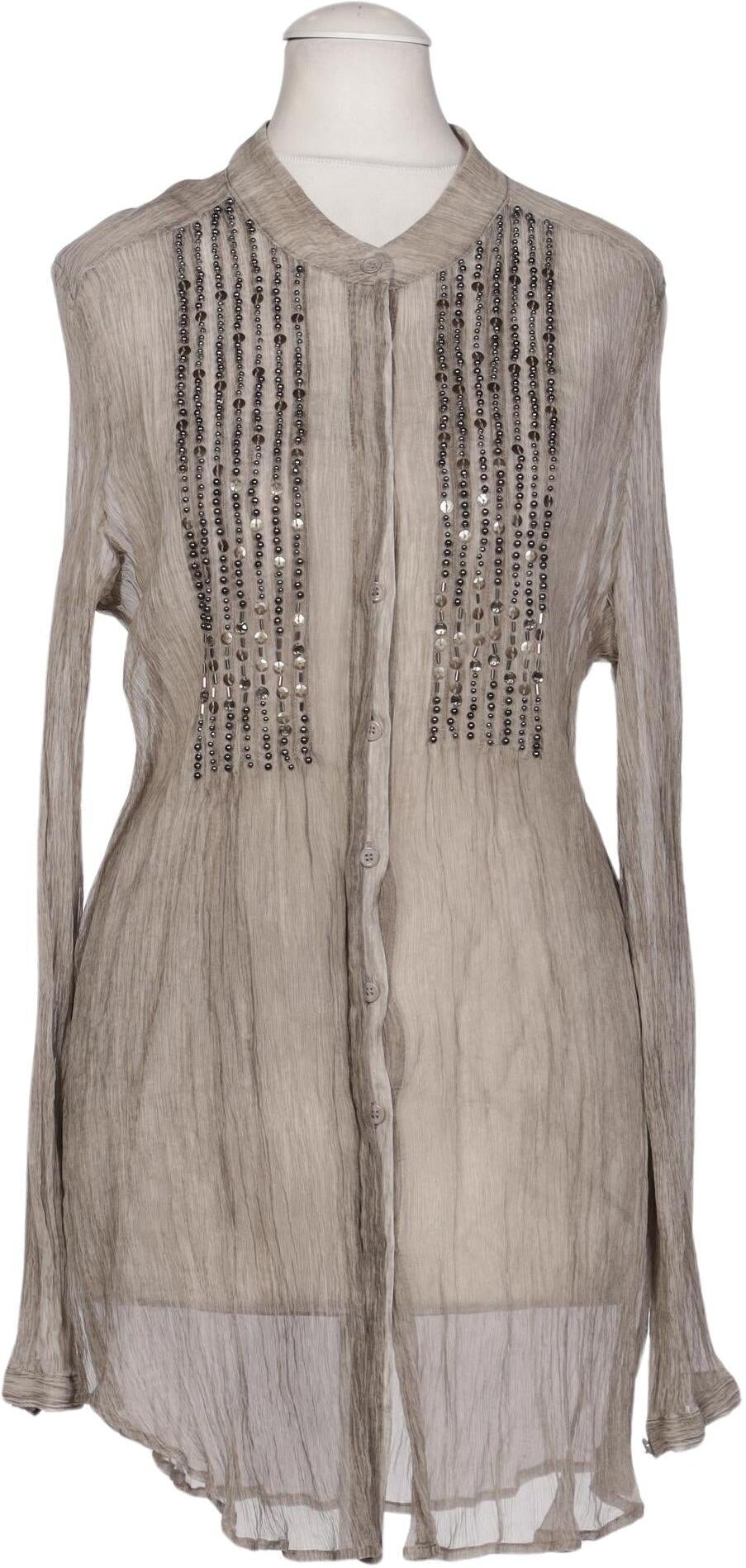 Ambiente Damen Bluse, Beige, Gr. S, kein / Etikett - Second Hand