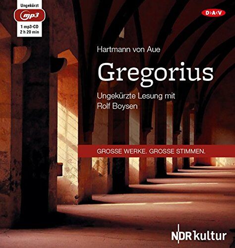 Aue, Hartmann Von - Gregorius: Ungekürzte Lesung (1 mp3-CD) - Preis vom 01.10.2026 17:08:56 h