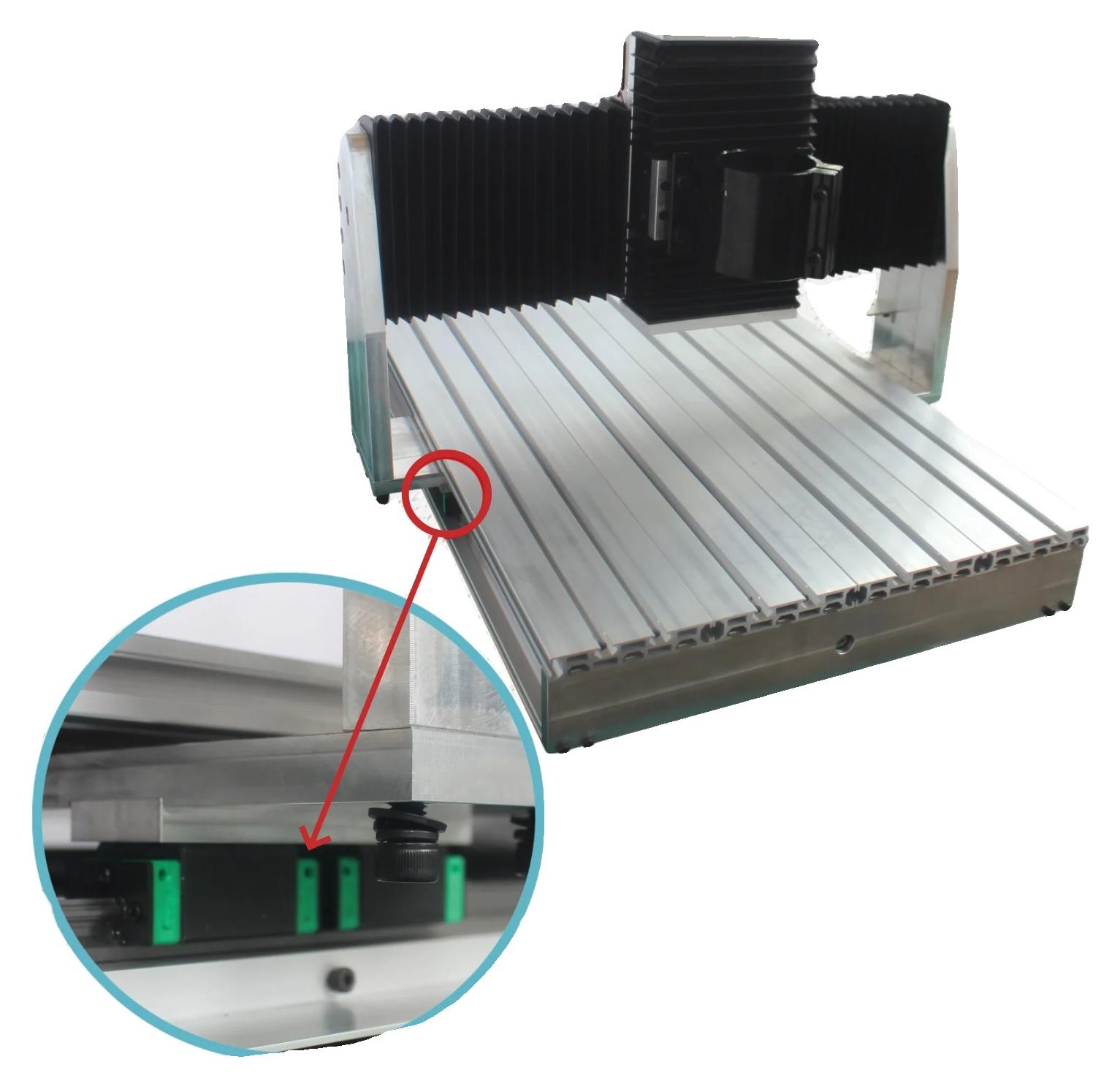 CNC-Fräse, Aluminiumrahmen, Desktop-Nutzung, 3040-43MM Klemme