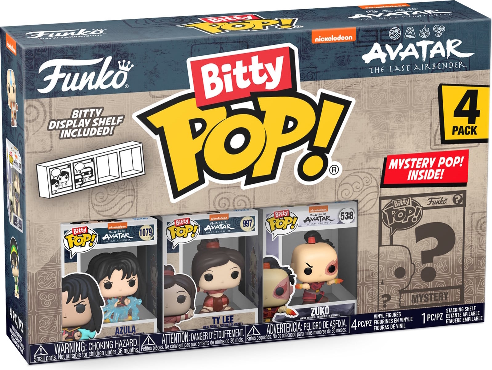Funko Bitty Pop! Avatar: De Legende van Aang - Azula, Ty Lee en Zuko