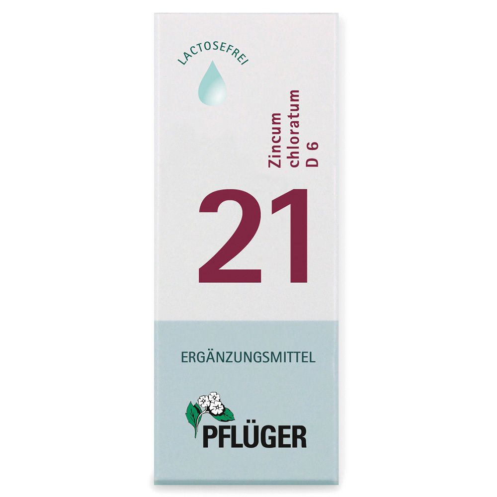 Biochemie Pflüger 21 Zincum chloratum D 6 Tropfen 30 ml