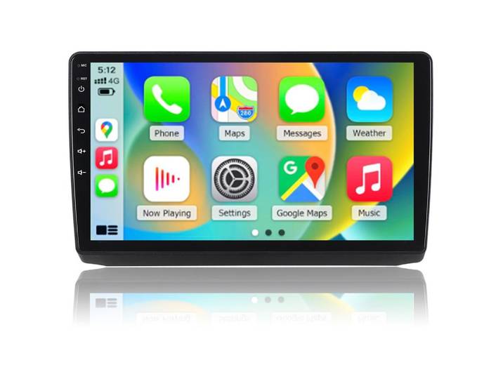A-Sure DAB+ CarPlay GPS Android 15 Für Renault Trafic VIVARO A 2001–2009 Autoradio (Digitalradio (DAB), Carplay Android Auto Bluetooth EQ USB GPS SWC WIFI Touchscreen)