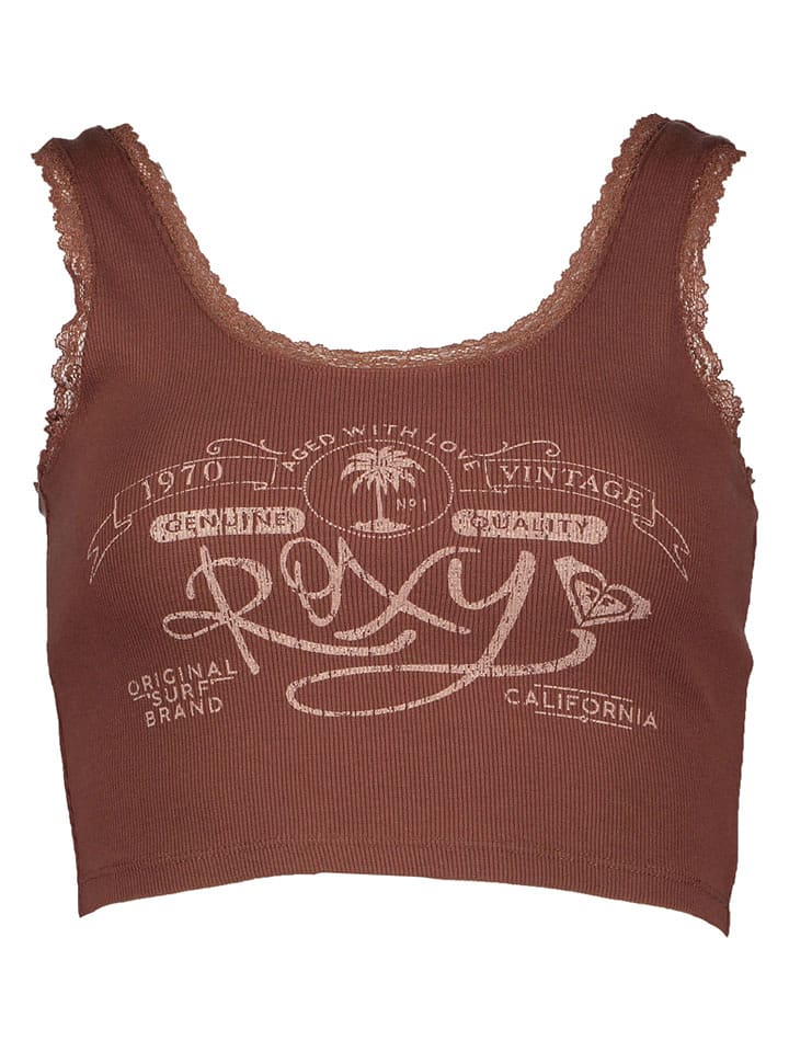 Roxy Top "Vintage" in Hellbraun - XS