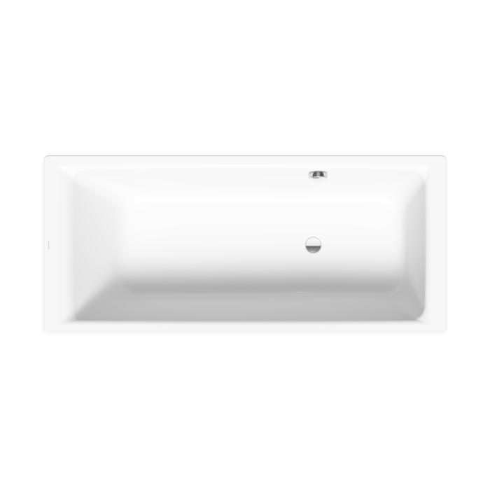 Kaldewei Puro Badewanne 258823000001 170x70cm, Überlauf seitlich, Überlaufloch gegenüberliegend, weiß