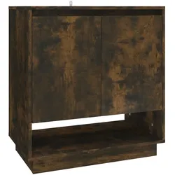 vidaXL Sideboard Räuchereiche 70x41x75 cm Holzwerkstoff