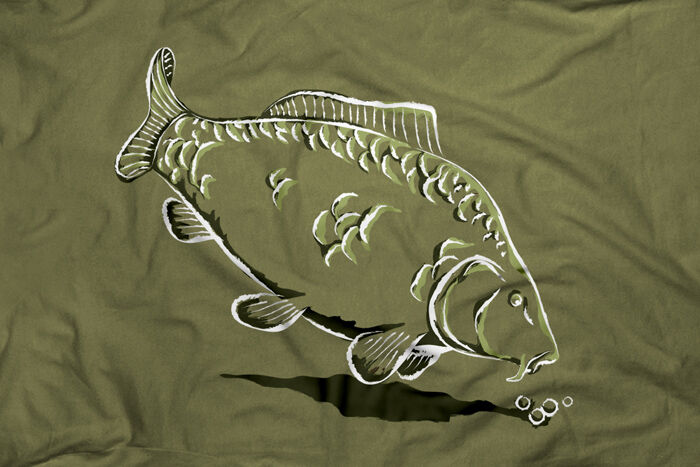 Tee shirt Delphin Catch me! CARPE XXXL Gray, Beige, Silver XXXL