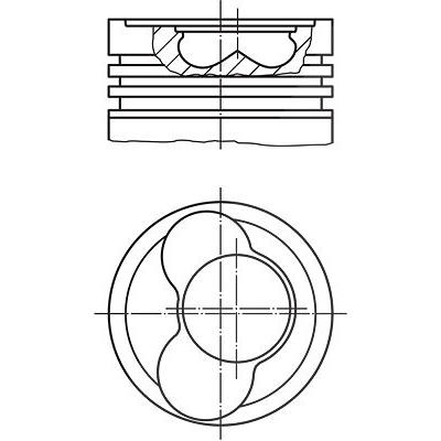Mahle Kolben [Hersteller-Nr. 0305900] für VW