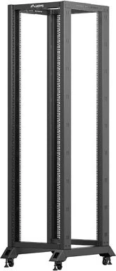 Lanberg 19" 42U 600x800 freistehendes, offenes Rack V2 sw