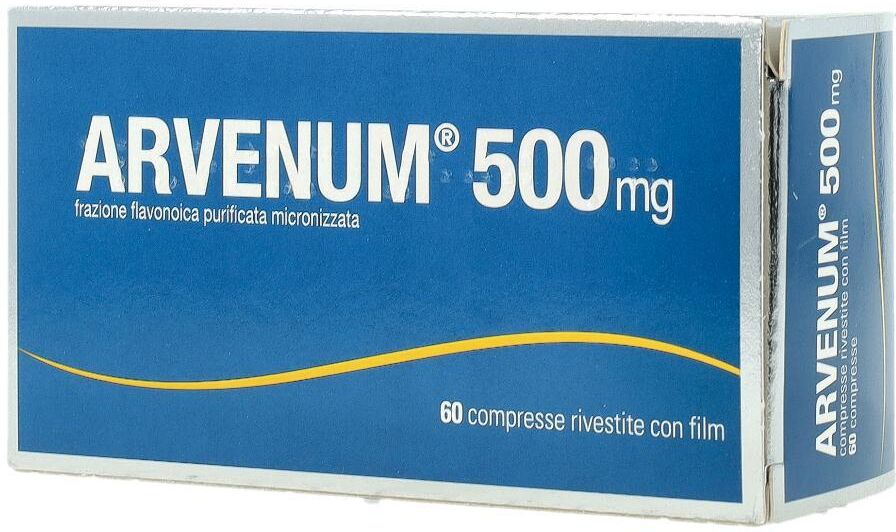 STRODER Srl ARVENUM * 60 COMPRESSE RIVESTITE 500MG