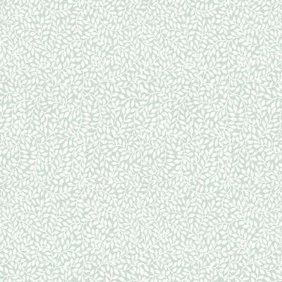 Laura Ashley Little Vines Duck Egg Wallpaper - N/A
