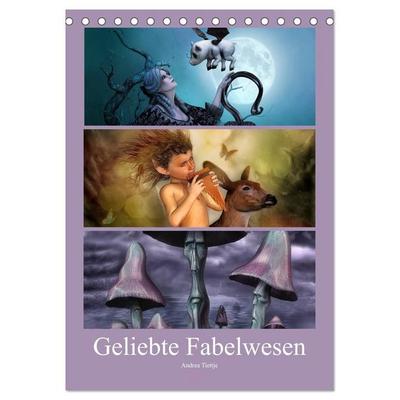 Geliebte Fabelwesen (Tischkalender 2027 DIN A5 hoch), CALVENDO Monatskalender