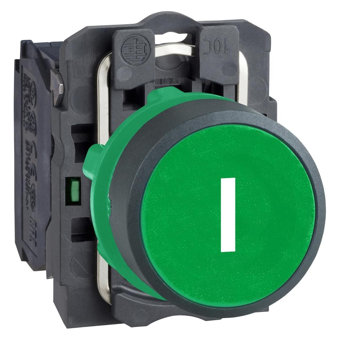 Schneider Electric Drucktaster grün "I" (XB5AA3311)
