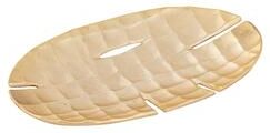 Classic Touch Gold Decorative Oval Tray