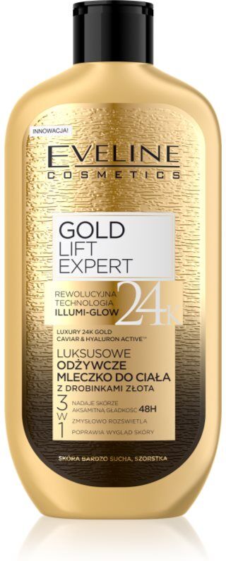 Eveline Cosmetics Gold Lift Expert Nærende bodycreme med guld 350 ml