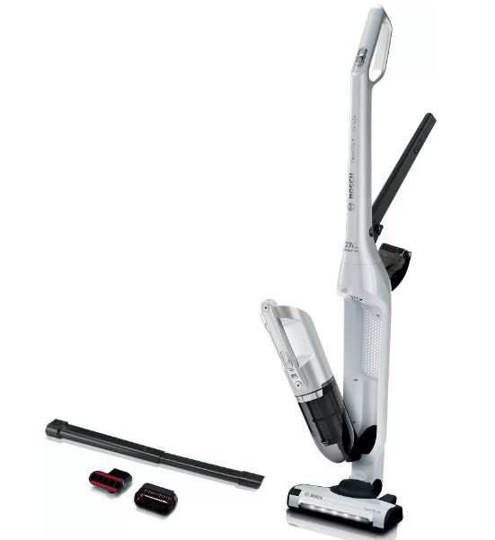Bosch Serie 4 BCH3P2301, 2-in-1-Stabstaubsauger, Beutellos, Weiß, 0,4 l, Trocken, Filterung