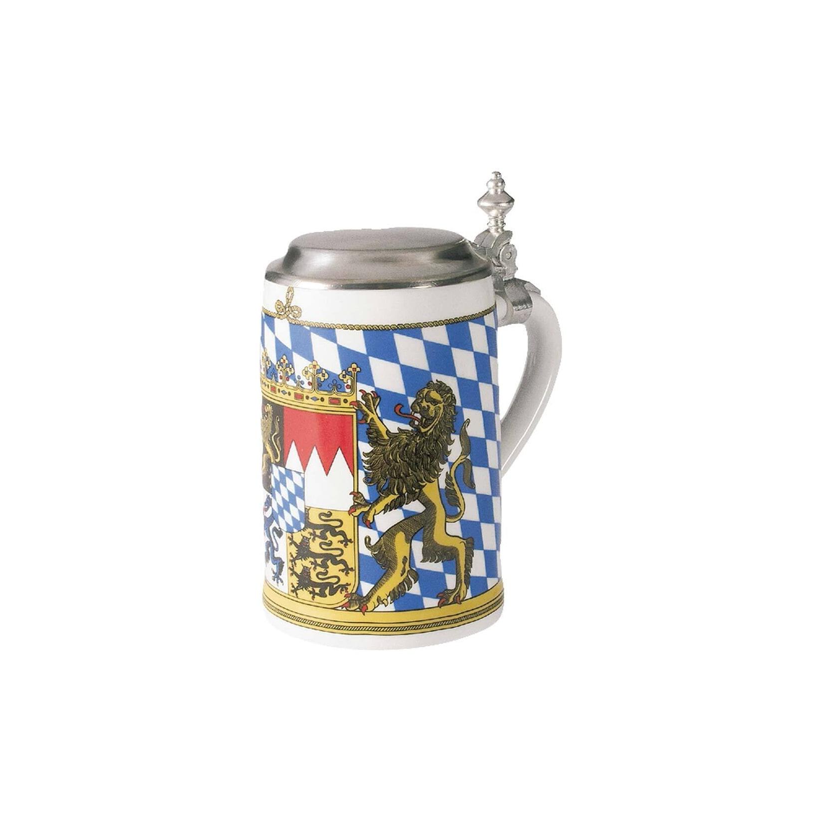Seltmann Weiden Bierkrug mit Deckel Bayern 0,75 l