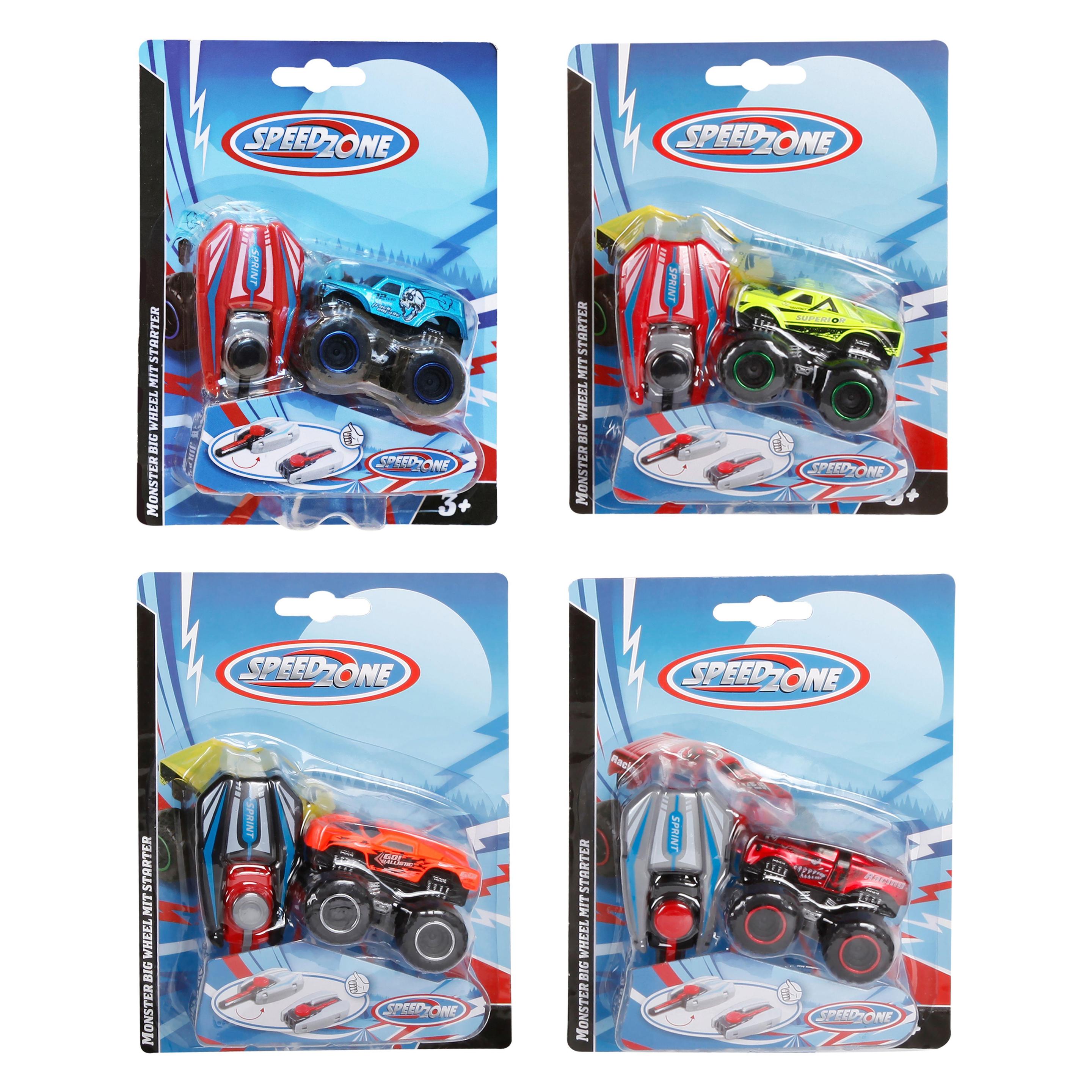 Speedzone SZ D/C Monster Big Wheel, 4-fach sort. (58881637)
